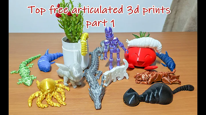 Top free articulated 3d prints part 1
