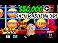 ASÍ GANE $50,000 + EN EL CASINO EN 15 MINUTOS 🤑 *epico* | Slots Español EP.92 #impulsiveslots