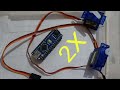 servo motor,how to drive 2(multiple) servomotors with arduino (easy trick)