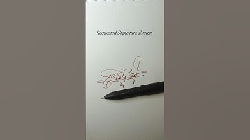 Evelyn Special Signature❤️