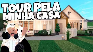 TOUR PELA MINHA CASA NOVA NO BLOXBURG - ROBLOX