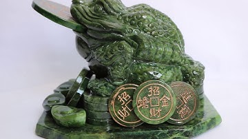 Thiềm thừ bằng đá xanh ngọc vân mây Gia tăng Tài Lộc (lh: 0834.699.799)