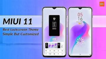 The most awaited Customized Lockscreen theme for MIUI 11 surprised all fans ||