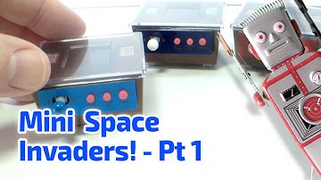 2005 WORKING MINI SPACE INVADERS Cocktail Cabinet Arcade Machines by Epoch of Japan