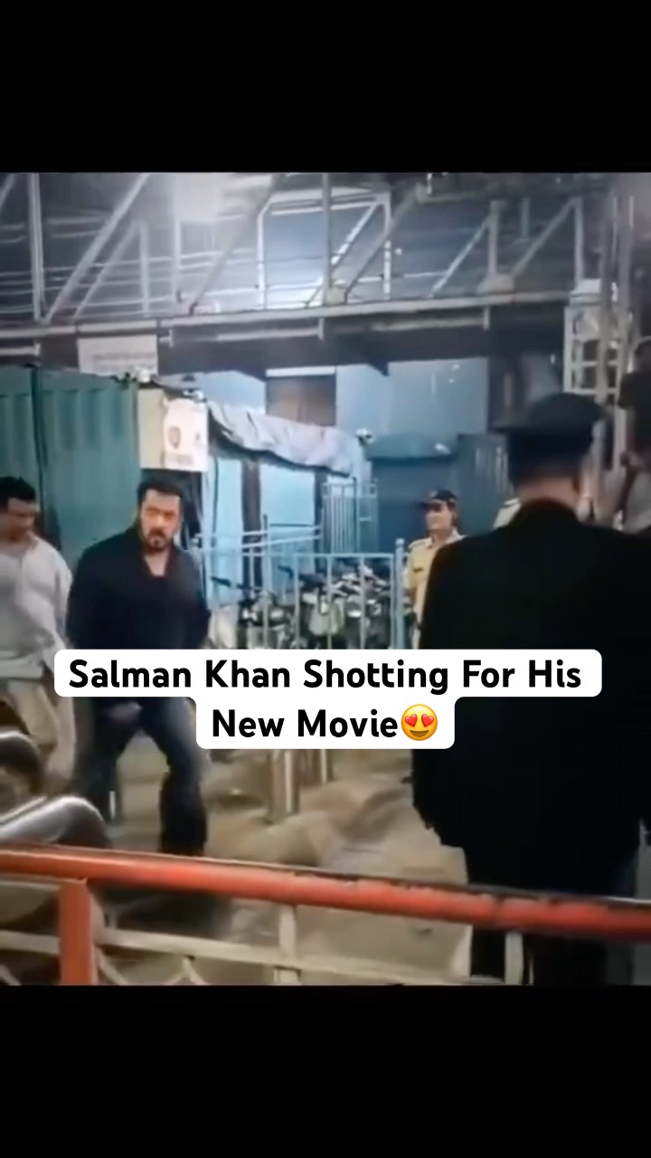 Salman Khan Shooting For His New Movie At A Bustling Street Location. #shorts #bollywood #salmankhan