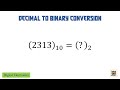 Problem 12 - Decimal to Binary Conversion | Digital Electronics | Explained in Assamese