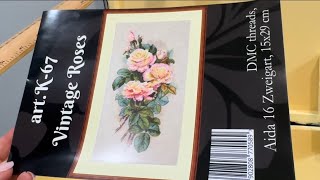 картинка: В гостях у вышивальщицы Марины. Запасы вышивки 2. Вышивка крестом