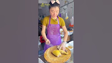 Môn này học thuộc lòng rồi I cách chặt thịt gà nhanh  #food #delicious #gatatuongvy
