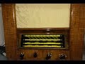 Radio antigua válvulas Radiodina año 1936, RESTAURACIÓN.