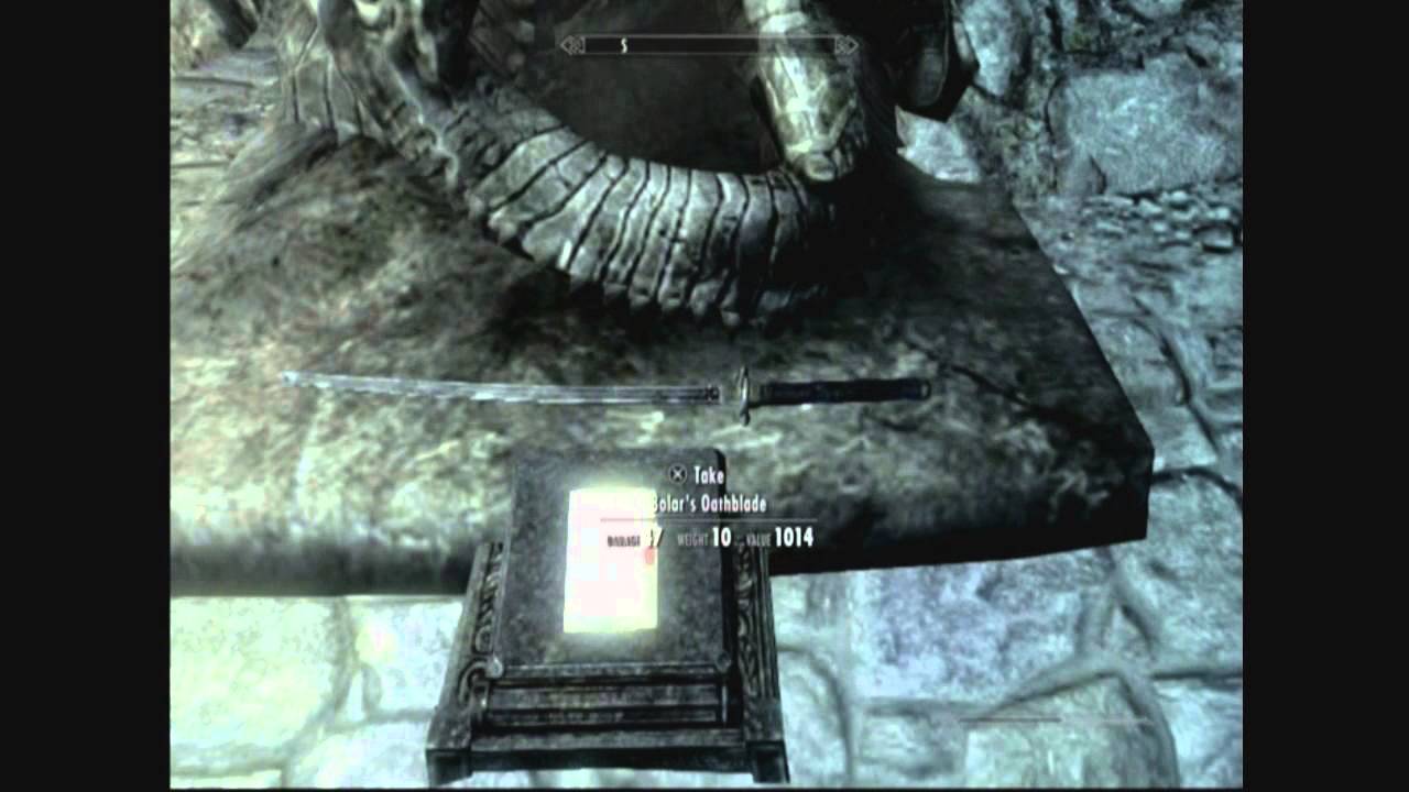 Skyrim: *New Weapon* How to get Bolar's Oathblade