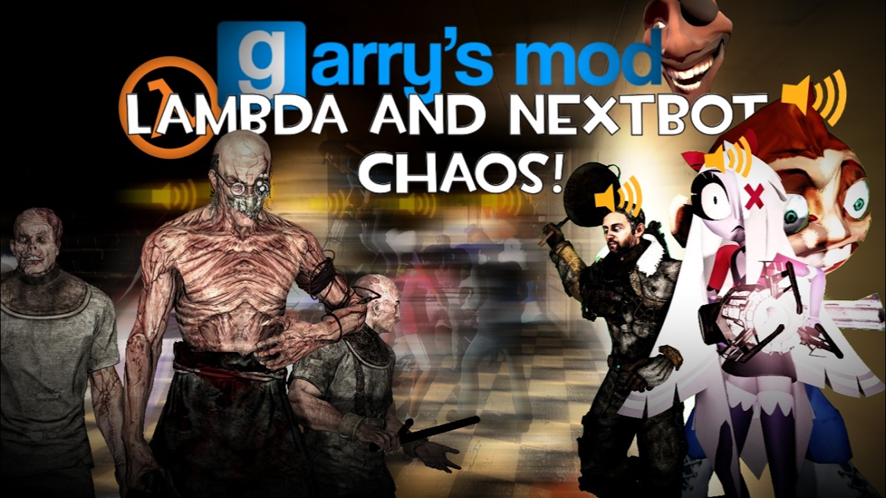 Lambda Players and Nextbot Chaos! ║ Garry's Mod - YouTube