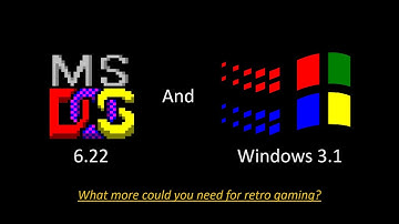 MS-DOS 6.22 installation (with Windows 3.1 included)