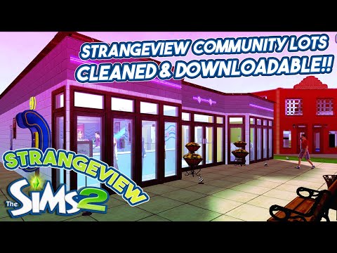 Four Sims 2 Community Lots for Download! (Mostly CC Free) | Strangeview Builds