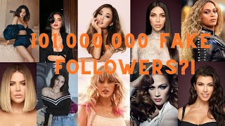 Check how many fake followers do this top followed female celebrities have