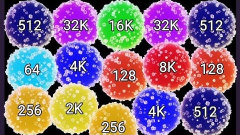 2048 MARMALADE - Part 2: Merge Jelly Bubble, Blob Merge 3D) Reach 16k, 32k, 64k - ASMR Gameplay
