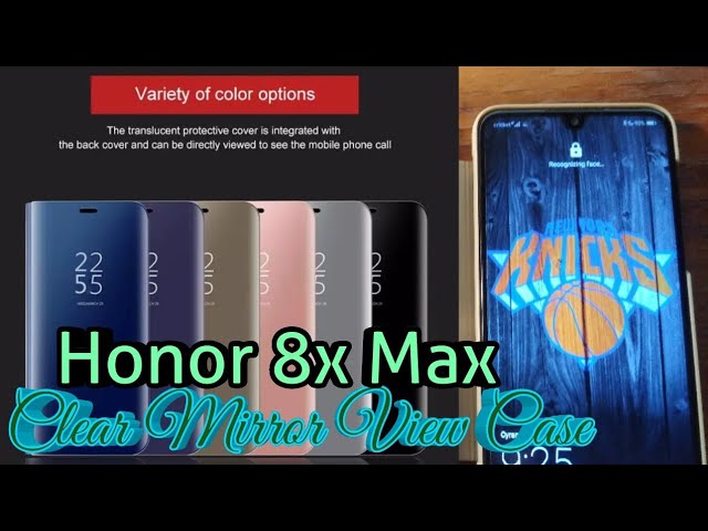 Honor 8x Max Smart View Clear Mirror Case By Evolou Youtube