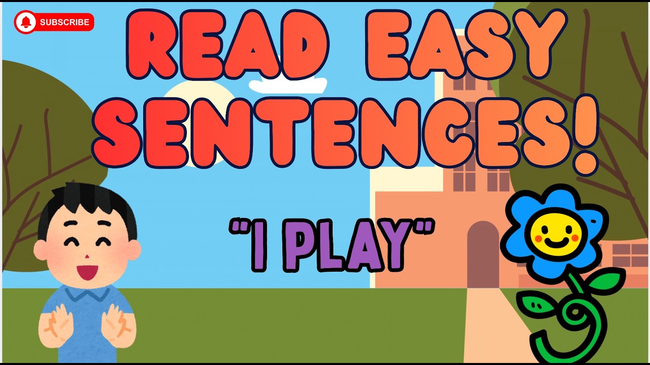 Basic English Reading Sentences for Kids | Easy Reading Practice - YouTube
