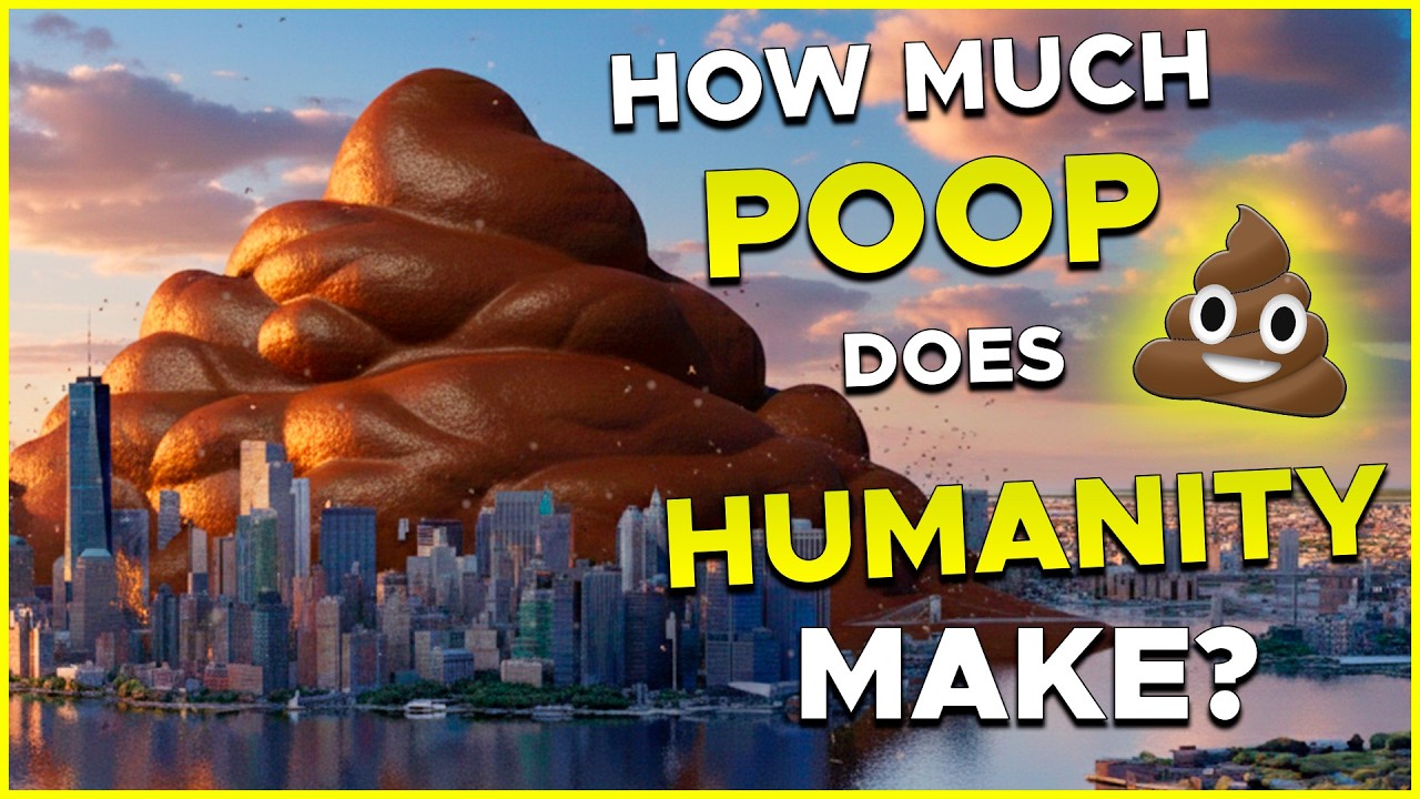 How much 💩 does HUMANITY Make? ► 3D Comparison