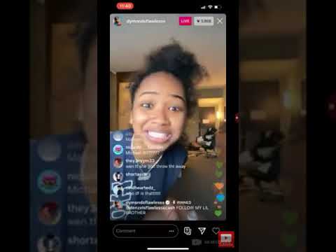 DIAMOND FLAWLESS TWERKING ON IG LIVE😱😏