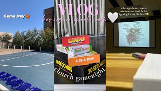 Vlog : Church Youth Game Night, Netball Match, Going to School etc !!