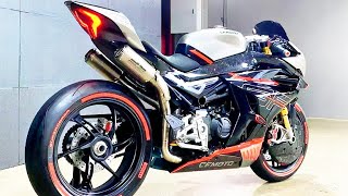 видео: CFMoto 450SR (2023) - Китайский Panigale с Двигателем КТМ ! картинка: CFMoto 450SR (2023) - Китайский Panigale с Двигателем КТМ !