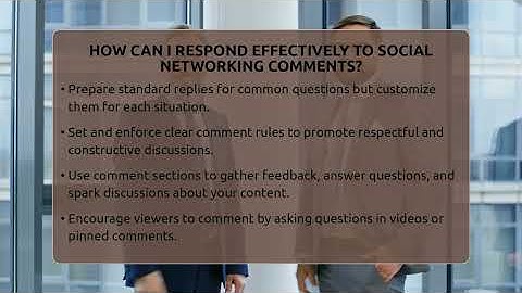 How Can I Respond Effectively To Social Networking Comments? - Everyday-Networking