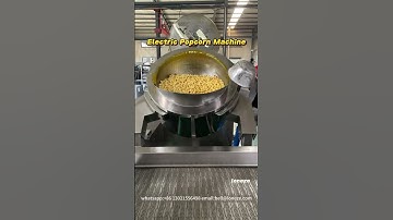 100L commercial electric induction automatic popcorn making machine#popcornmachine #popcorn #snack