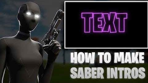 How to Make a Saber Text Intro (iOS ) 🌟