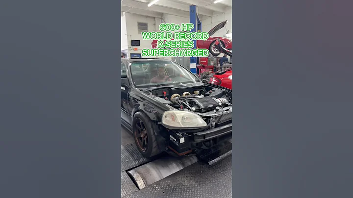 Supercharged AWD K24 makes 616HP 🔥 #hondacivic #kseries #haltech