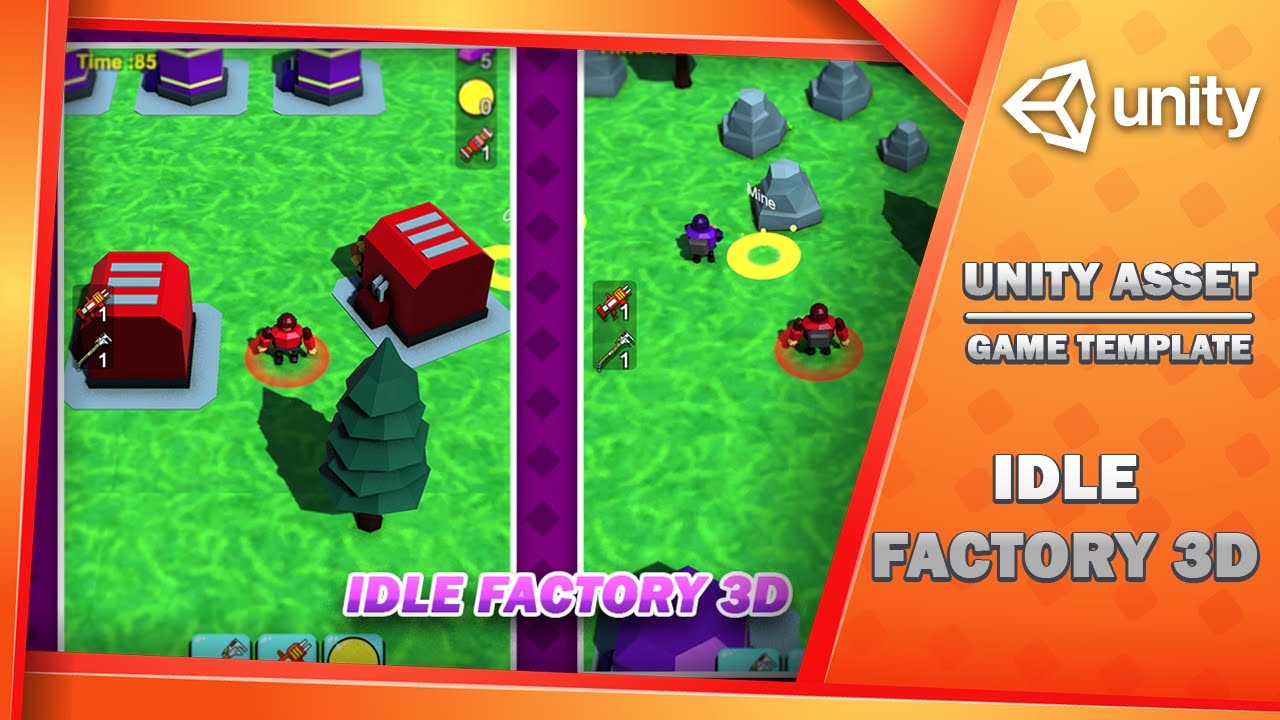 Idle Factory 3D - Game Template, video preview 4