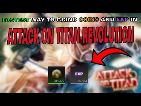 *FASTEST* Way to grind Gold/XP in Attack on Titan:Revolution!  │Roblox AoT:R by Shadowzzz_YT