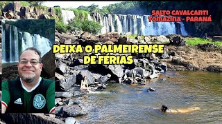 CURTINDO O SALTO CAVALCANTI EM TOMAZINA PARANA. DEIXA O PALMEIRENSE DE FÉRIAS!
