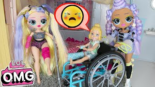 OMG Family Makes a Hospital Visit to See Her Sister  OMG Doll Visits Her Sister in the Hospital