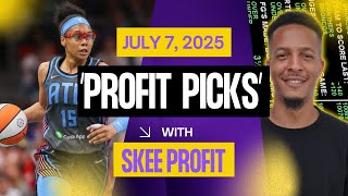 Monday WNBA Picks, Predictions & Best Bets | Sky vs Mystics | Aces vs Liberty | Profit Picks July 7