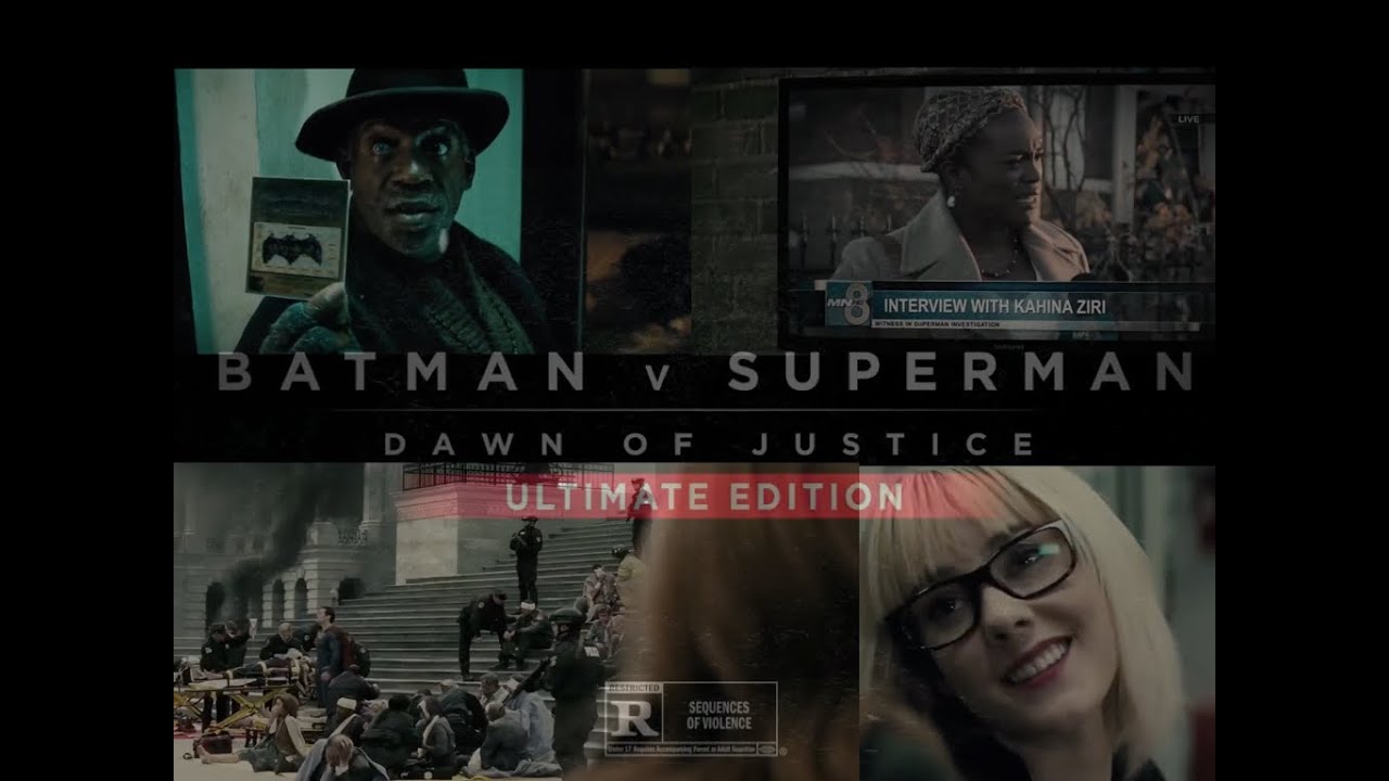 Batman v Superman ULTIMATE EDITION trailer - YouTube