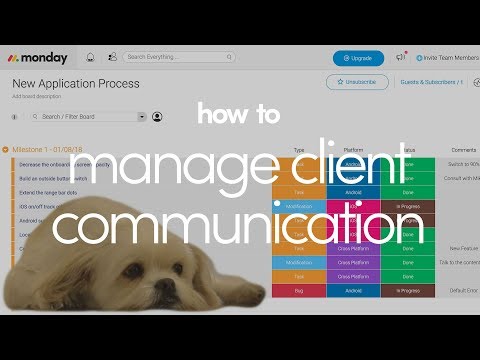 How to manage client communication with monday.com