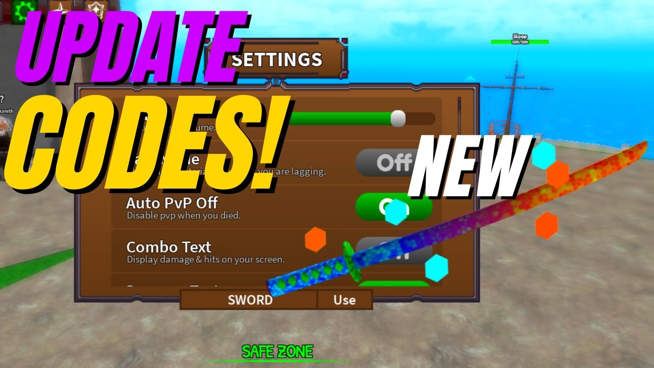 *NEW* UPDATE! SWORD* CODES! [UPDATE 4.66] King Legacy ROBLOX - YouTube