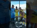 Fill the cup but don't spill it challenge - Hockeyroos