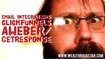 Clickfunnels Aweber getresponse integration- email marketing integrations in clickfunnels