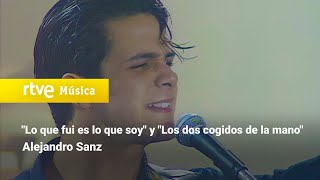 Video thumbnail of "Alejandro Sanz - "Lo que fui es lo que soy" y "Los dos cogidos de la mano" (1991)"
