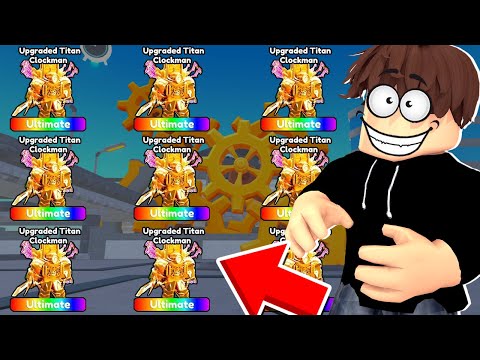 Видео: ОТКРЫЛ 400 НОВЫХ TIME CRATES И ВЫБИЛ UPGRADED TITAN CLOCK MAN! Toilet tower defense ЕНОТ