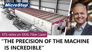 Steel construction company KTS benefits from XXXL fiber laser system