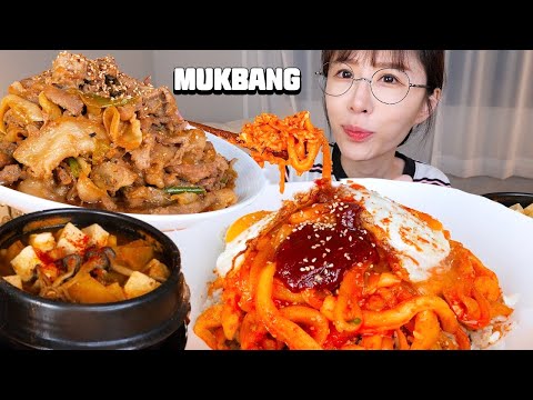 인아네 시골밥상🥘 노각 무쳐서 계란후라이 넣고 노각비빔밥, 간장 돼지불고기, 된장찌개 먹방❤️ Bibimbap, <strong>Bulgogi</strong>, Doenjang jjigae Mukbang