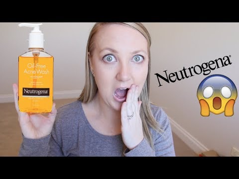 Видео: Neutrogena Oil Free Acne Wash Review