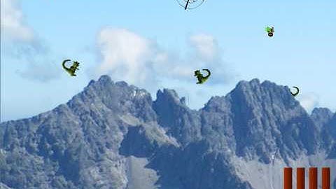 Crazy Dragon - A Moorhuhn Clone (Anim8or, Delphi, OpenGL)