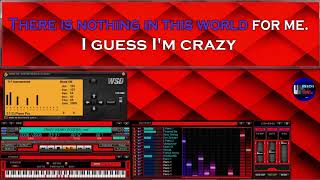 Crazy by Kenny Rogers  Karaoke | Midi format | Winlive Synth Driver output.