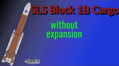 SLS Block 1B Cargo (Extended) with Blueprint in SFS 1.5 without expansion.