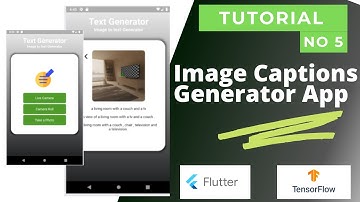 Image Caption Generator How to Fetch Response from API  | Flutter Android & IOS