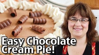 How to make easy chocolate cream pie ...