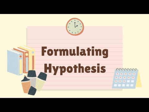 practice formulating hypothesis